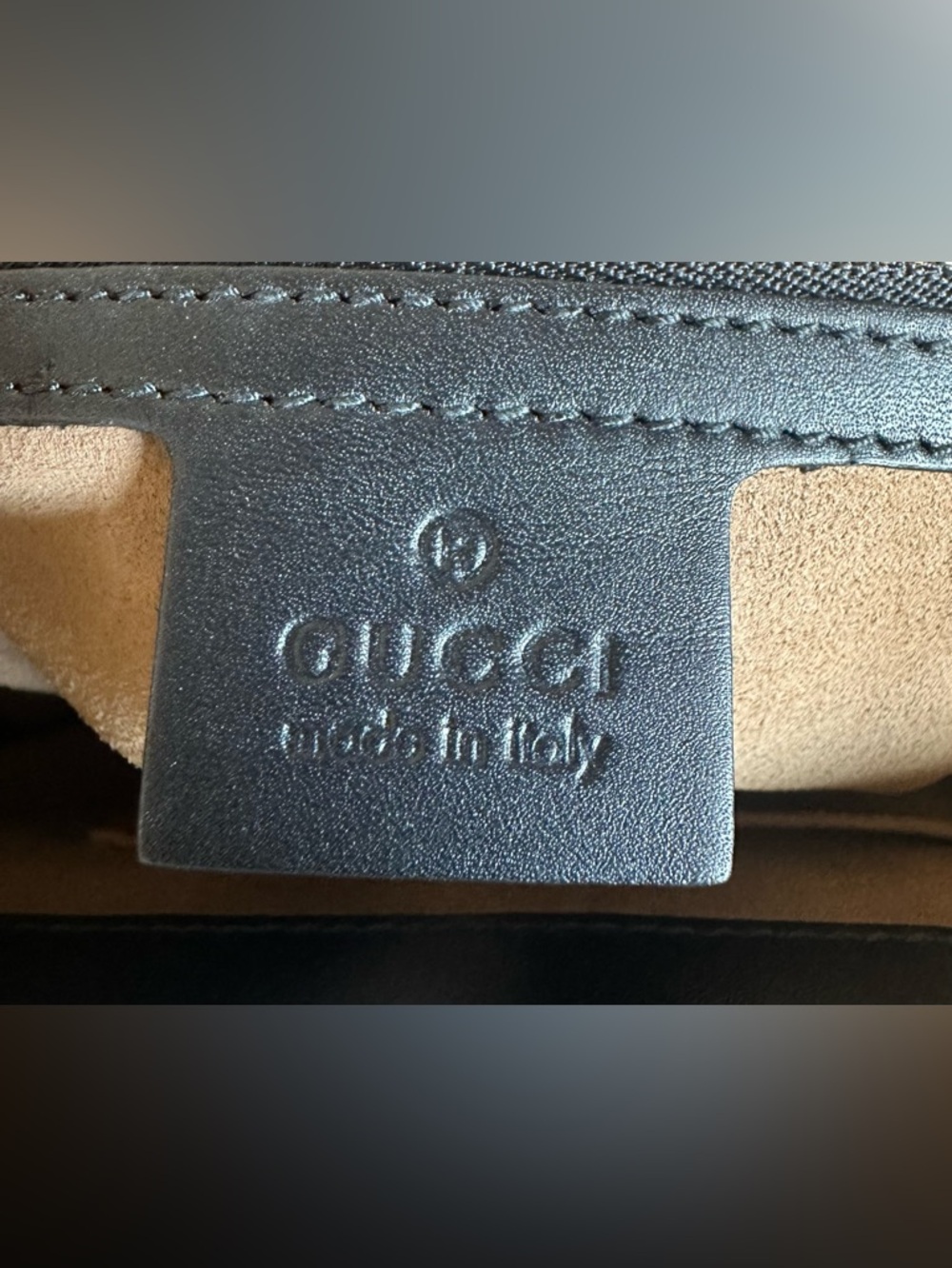 Gucci Padlock GG Supreme Black Camel Crossbody Top Handle Tri Color Genuine MINT - Picture 8 of 13